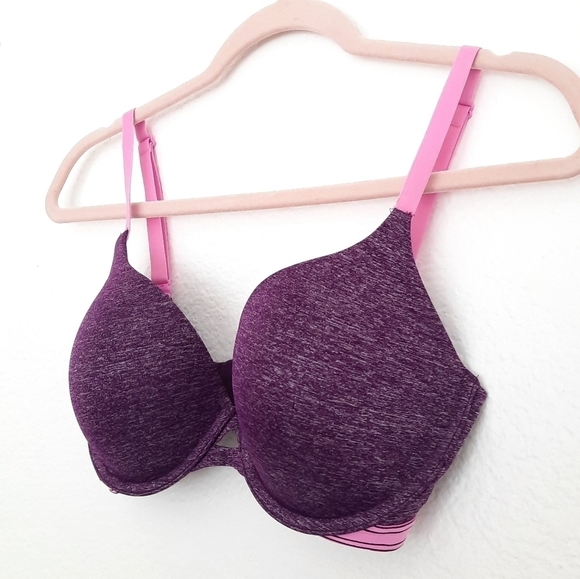 Victoria's Secret Purple Perfect Shape Bra 32DD - Picture 2 of 5